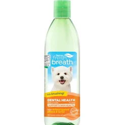 TropiClean Fresh Breath Dental Health Solution Supports Skin Health for Dogs