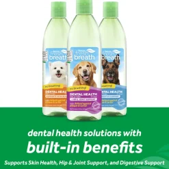 TropiClean Fresh Breath Dental Health Solution Supports Skin Health for Dogs