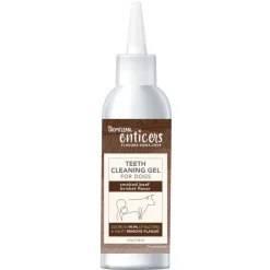 TropiClean Fresh Breath Enticers Smoked Beef Brisket Oral Care Kit for Dogs, 2oz