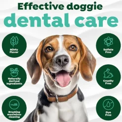 TropiClean Fresh Breath Oral Care Kit for Small & Medium Dogs