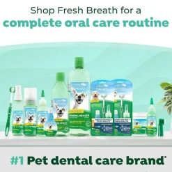 TropiClean Fresh Breath Oral Care Kit for Small & Medium Dogs