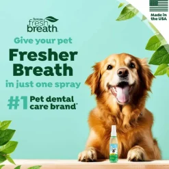 TropiClean Fresh Breath Oral Care Spray for Pets, 4oz