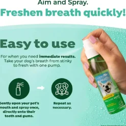 TropiClean Fresh Breath Oral Care Spray for Pets, 4oz