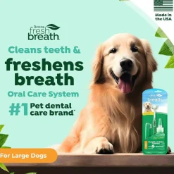 TropiClean Fresh Breath Oral Care Kit for Large Dogs