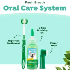 TropiClean Fresh Breath Oral Care Kit for Large Dogs