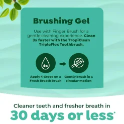 TropiClean Fresh Breath Oral Care Kit for Large Dogs