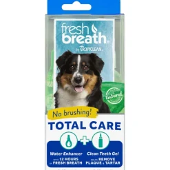 TropiClean Fresh Breath Total Care Oral Gel Kit for Dogs