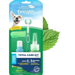 TropiClean Fresh Breath Total Care Dental Kit for Dogs