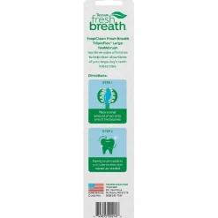 TropiClean Fresh Breath Triple Flex Toothbrush for Large Dogs