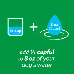 Tropiclean Fresh Breath Water Additive Plus Hip & Joint Support for Dogs