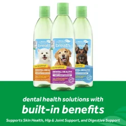 Tropiclean Fresh Breath Water Additive Plus Hip & Joint Support for Dogs