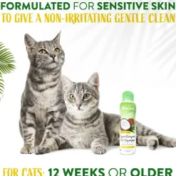 TropiClean Gentle Coconut Hypoallergenic Cat & Kitten Shampoo (12oz)