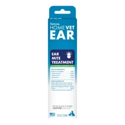 TropiClean HomeVet Ear Mite Treatment For Dogs & Cats (2 oz)