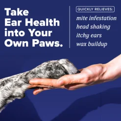 TropiClean HomeVet Ear Mite Treatment For Dogs & Cats (2 oz)