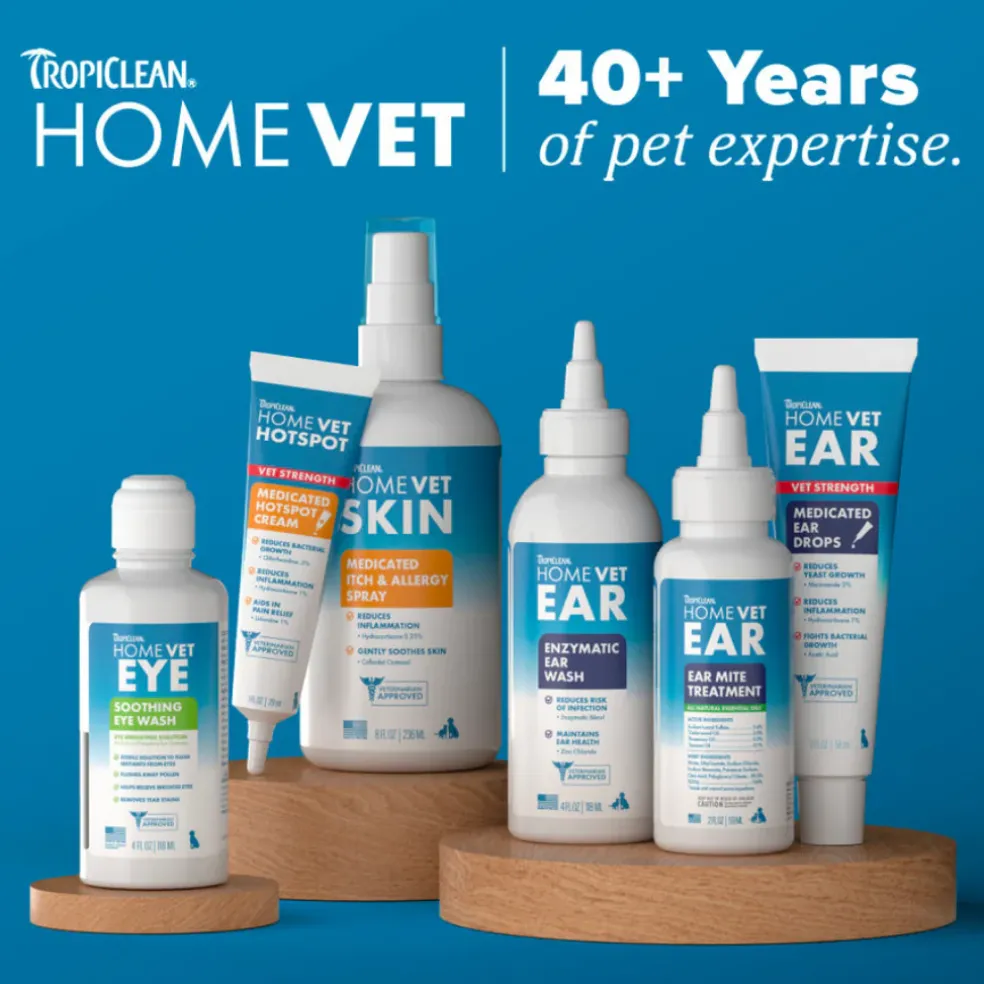 TropiClean HomeVet Eye Soothing Eye Wash (4 oz)