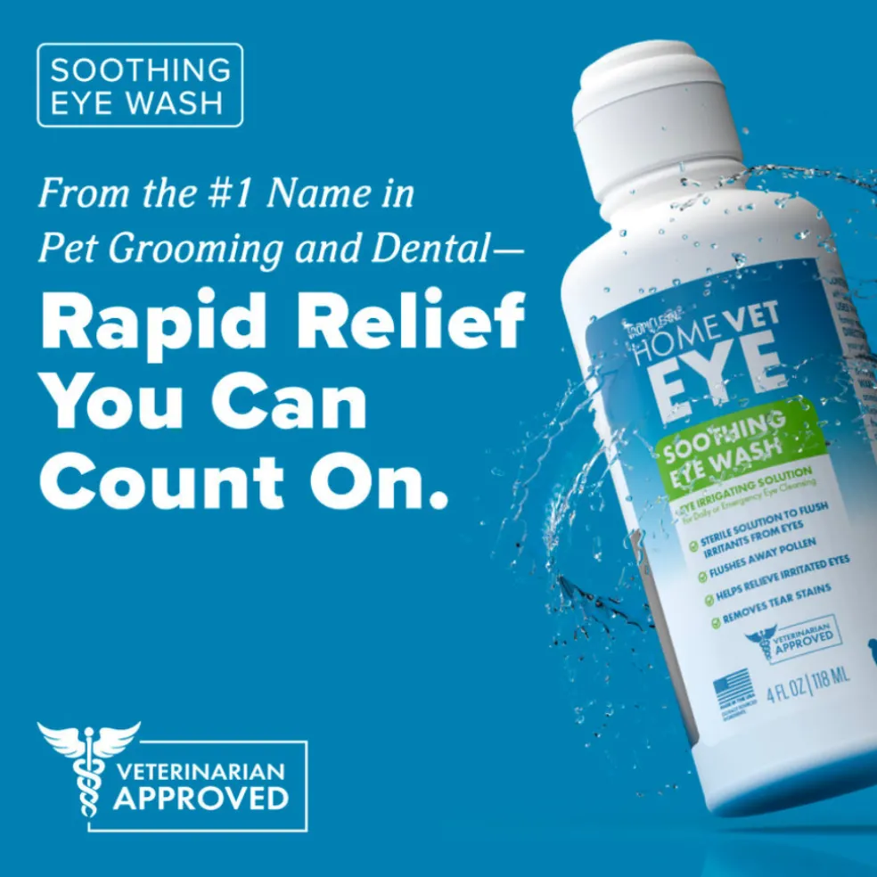 TropiClean HomeVet Eye Soothing Eye Wash (4 oz)