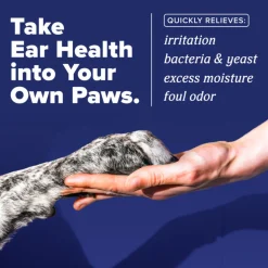 TropiClean HomeVet Medicated Dog Ear Drops (2 oz)