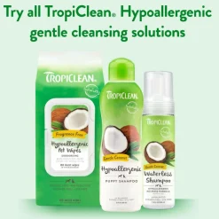 Tropiclean Hypoallergenic Deodorizing Wipes for Dogs & Cats (100 ct)