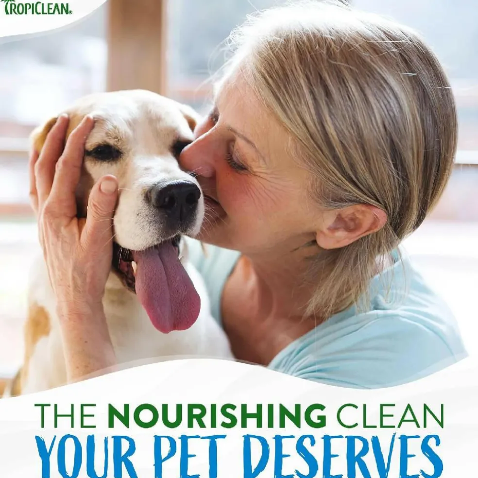 Tropiclean Lime & Coconut Shed Control Deshedding Shampoo for Pets