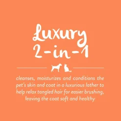 TropiClean Luxury 2-in-1 Papaya & Coconut Shampoo & Conditioner For Dogs & Cats