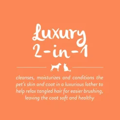TropiClean Luxury 2-in-1 Papaya & Coconut Shampoo & Conditioner For Dogs & Cats