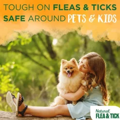 Tropiclean Natural Flea & Tick Soothing Shampoo for Dogs (20 oz)