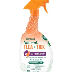 TropiClean Natural Flea & Tick Home & Cat Spray (32 oz)