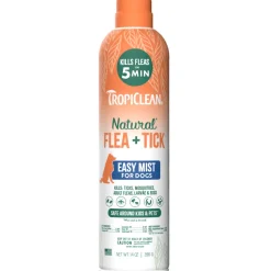 TropiClean Natural Flea & Tick Easy Mist Spray for Dogs (14 oz)