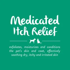 Tropiclean Oatmeal & Tea Tree Medicated Itch Relief Shampoo For Pets (20 oz)