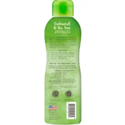Tropiclean Oatmeal & Tea Tree Medicated Itch Relief Shampoo For Pets (20 oz)