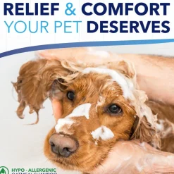 TropiClean OxyMed Hypoallergenic Oatmeal Shampoo for Dogs & Cats