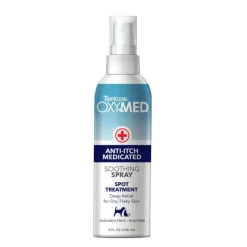Tropiclean Oxy-Med Medicated Anti Itch Spray For Dogs & Cats (8 oz)