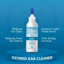 Tropiclean OxyMed Odor Reducing Ear Cleaner for Dogs & Cats