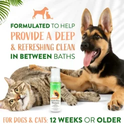 TropiClean Papaya & Coconut Waterless Shampoo For Pets (7.4 oz)