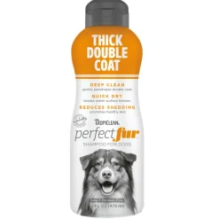 TropiClean PerfectFur Thick Double Coat Shampoo for Dogs (16 oz)