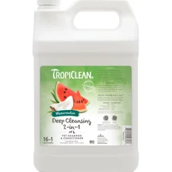 TropiClean Watermelon Refreshing 2-in-1 Shampoo & Conditioner For Dogs
