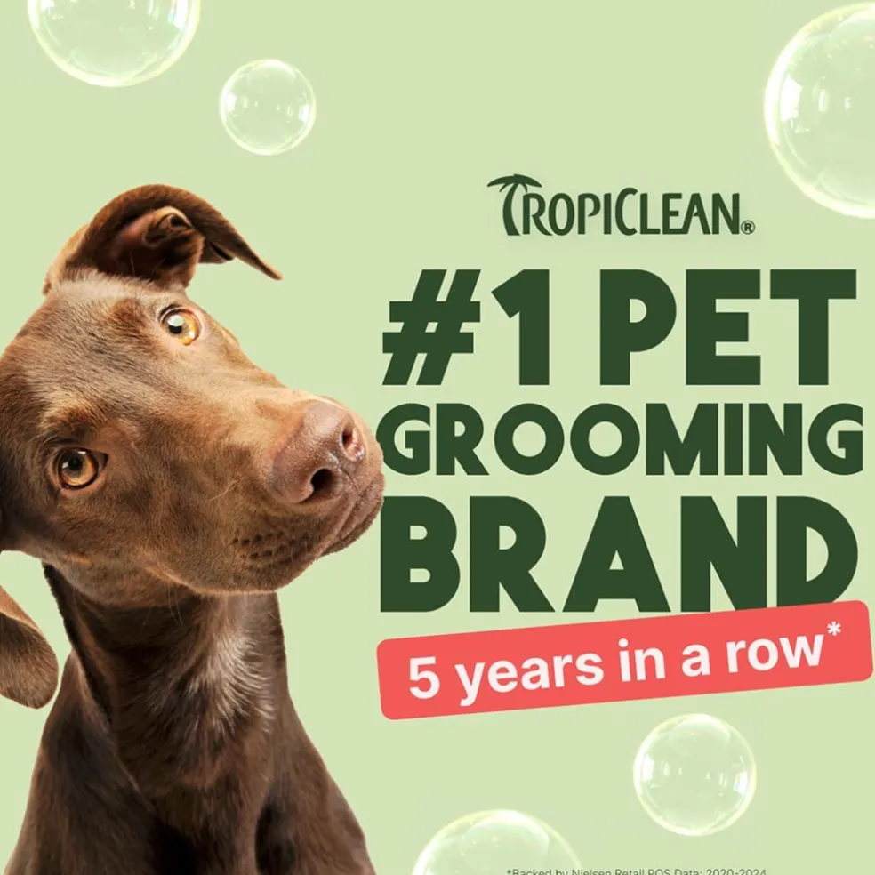 TropiClean Watermelon Refreshing 2-in-1 Shampoo & Conditioner For Dogs