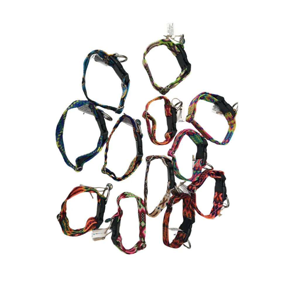 Tulum Handmade Adjustable Quick Release Artesanal Collar, Multi-Colors, Assorted Colors