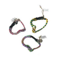 Tulum Handmade Adjustable Quick Release Artesanal Collar, Multi-Colors, Assorted Colors