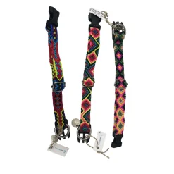 Tulum Handmade Adjustable Quick Release Artesanal Collar, Multi-Colors, Assorted Colors