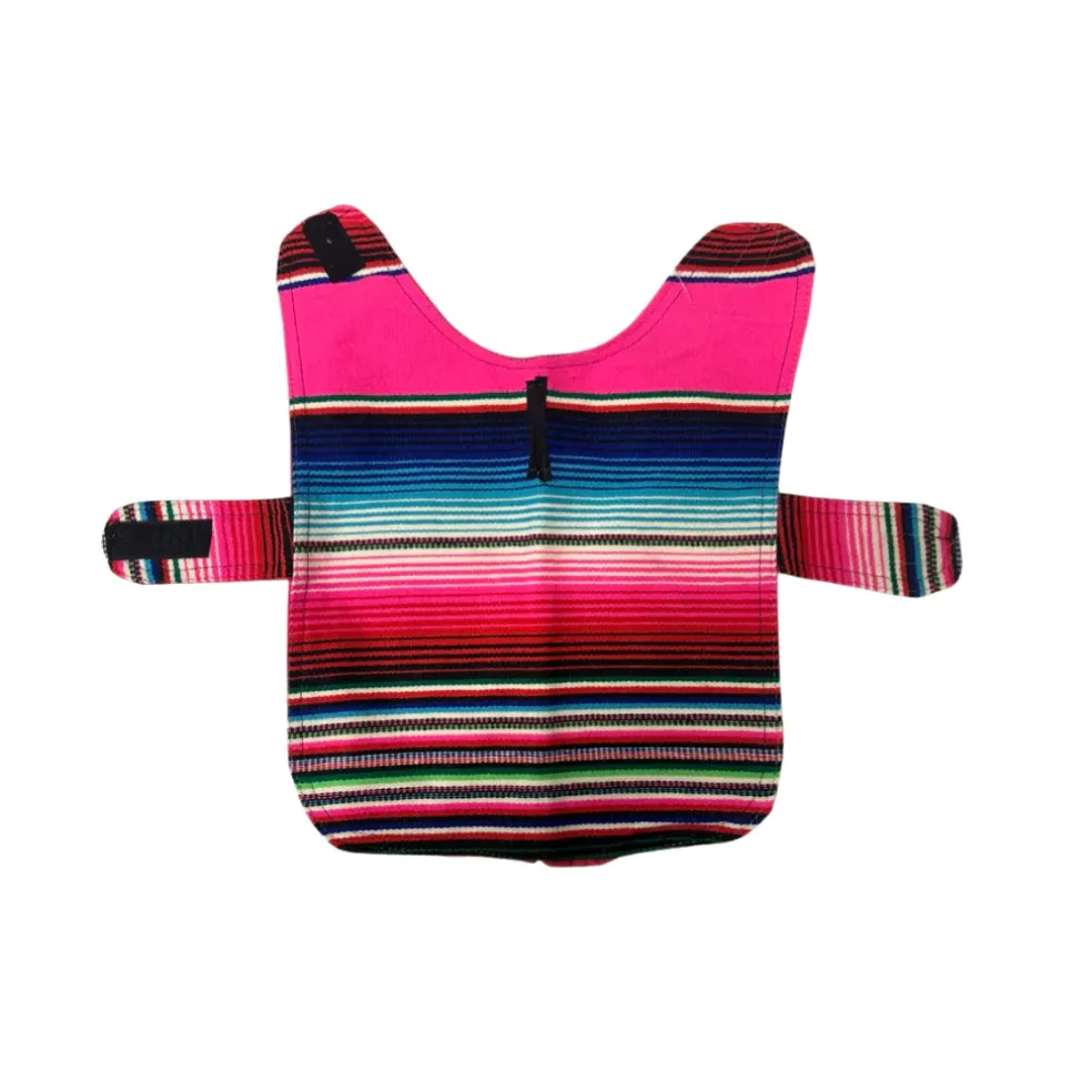 Tulum Handmade Blue Dog Poncho, Assorted Colors