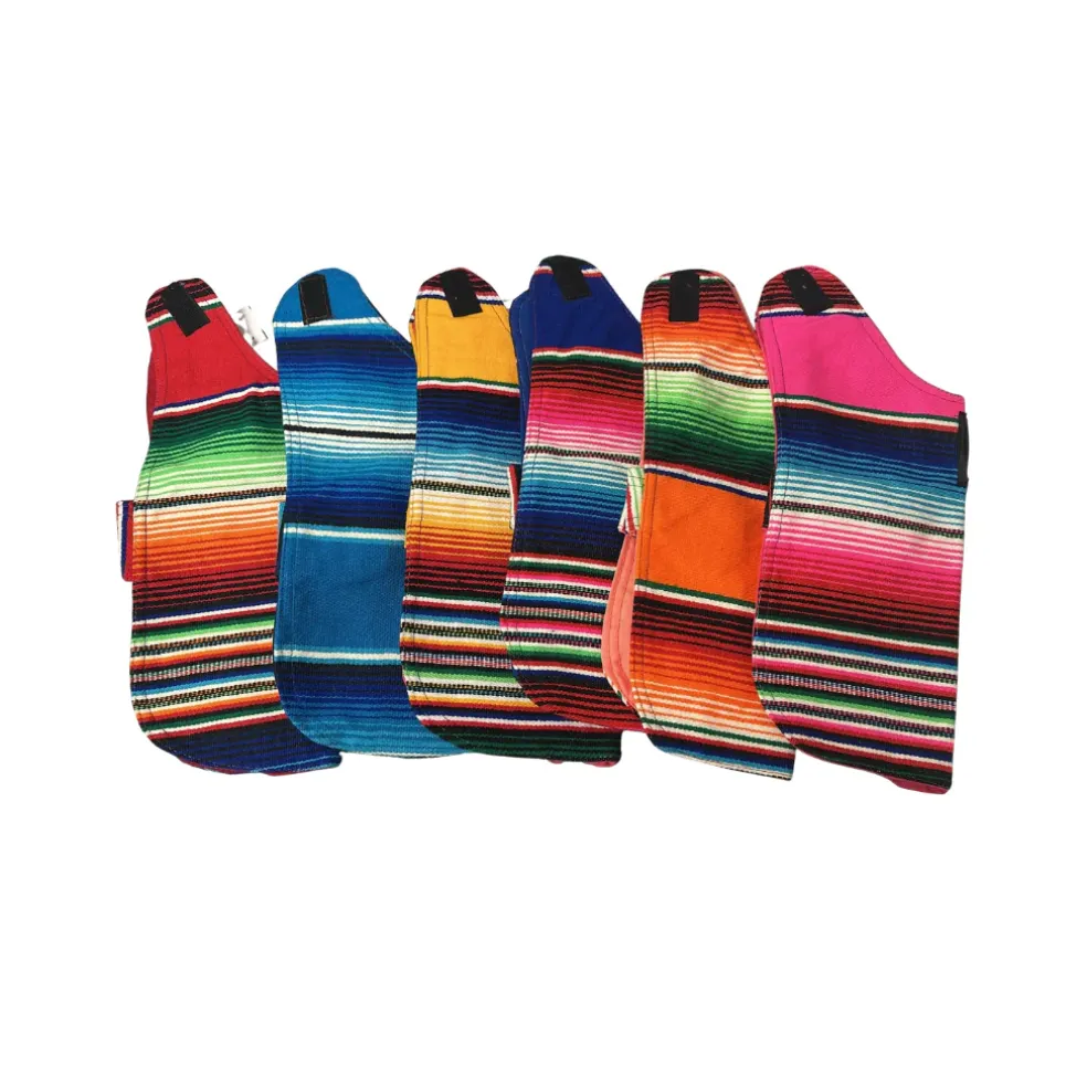 Tulum Handmade Blue Dog Poncho, Assorted Colors
