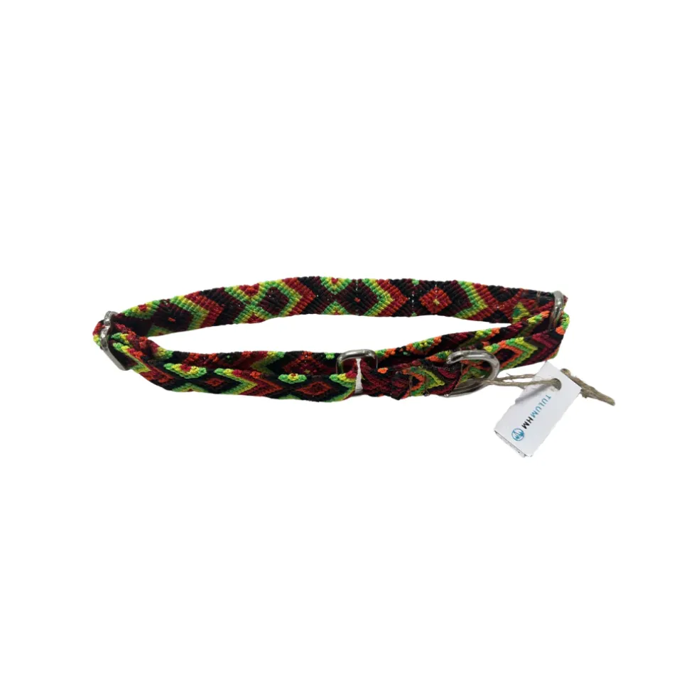 Tulum Handmade Martingale Artesanal Collar, Multi-Colors, Assorted Colors