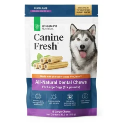 Ultimate Pet Nutrition Canine Fresh All-Natural Dental Chews for Large Dogs 51+ lbs, 12 count