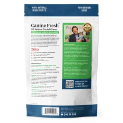 Ultimate Pet Nutrition Canine Fresh All-Natural Dental Chews for Medium Dogs 26-50 lbs, 15 count