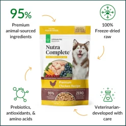 Ultimate Pet Nutrition Nutra Complete Premium Chicken Freeze-Dried Raw Dog Food