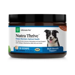 Ultimate Pet Nutrition Nutra Thrive Nutritional Supplements for Dogs, 3.3-oz