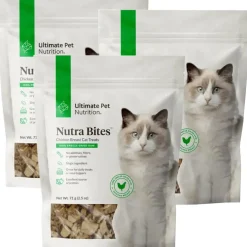 Ultimate Pet Nutrition Nutra Bites Freeze Dried Chicken Breast Cat Treats, 2.5-oz