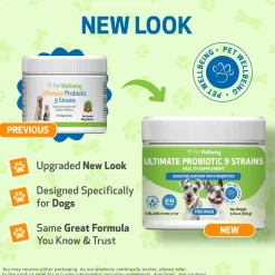 Ultimate Probiotic 9 Strains with Prebiotics for Dogs (11.29 oz)