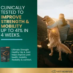 Ultimate Strength Healthy Hip & Joint Chews for Dogs Peanut Butter Flavor